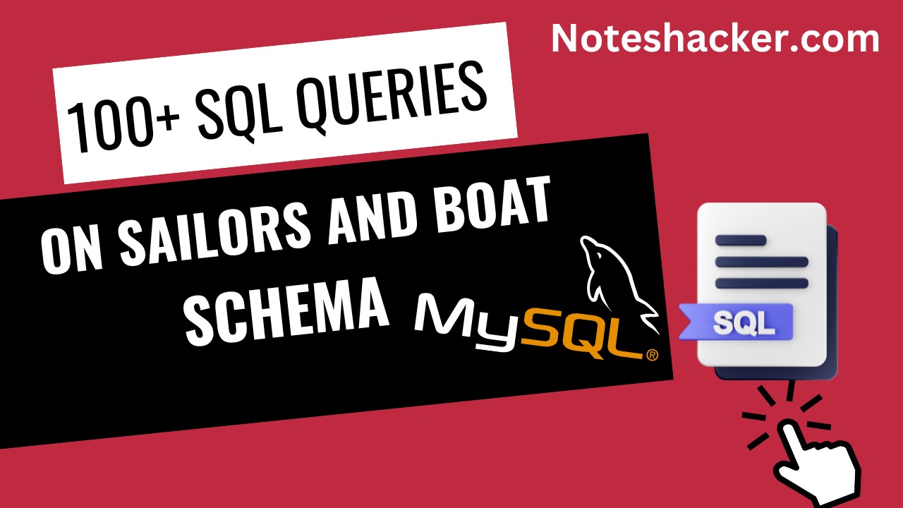 SQL queries on sailors and boat schema